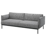 ÄPPLARYD 3-seat sofa, Lejde grey/black, 231x93 cm