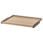 KOMPLEMENT Pull-out tray, white stained oak effect, 75x58 cm
