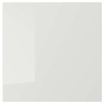 RINGHULT Drawer front, high-gloss light grey, 40x40 cm