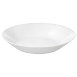 OFTAST Deep plate/bowl, white, 20 cm