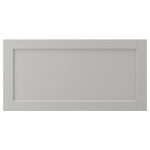 LERHYTTAN Drawer front, light grey, 80x40 cm