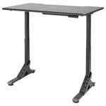 UPPSPEL Gaming desk, black, 140x80 cm