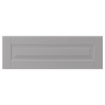 BODBYN Drawer front, grey, 60x20 cm