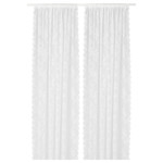 ALVINE SPETS Net curtains, 1 pair, off-white, 145x300 cm