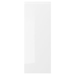 VOXTORP Door, high-gloss white, 30x80 cm