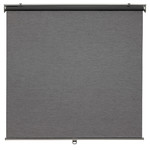 SKOGSKLÖVER Roller blind, grey, 120x195 cm