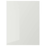 RINGHULT Door, high-gloss light grey, 60x80 cm