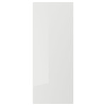 RINGHULT Door, high-gloss light grey, 40x100 cm