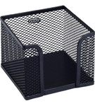 Mesh Note Paper Box, metal, black