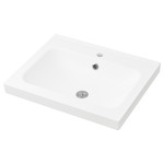 ODENSVIK Single wash-basin, 63x49x6 cm