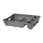 GoodHome Dish Drainer Rack 45 x 36 cm, grey