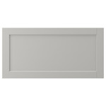 LERHYTTAN Drawer front, light grey, 80x40 cm