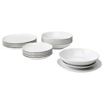 GODMIDDAG 18-piece service, white