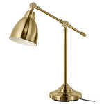 BAROMETER Work lamp, brass-colour