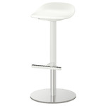 JANINGE Bar stool, white, 76 cm