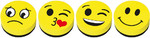 Magnetic Whiteboard Eraser Emoji, 1pc, random patterns