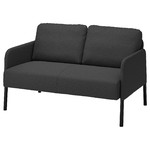 GLOSTAD 2-seat sofa, Knisa dark grey