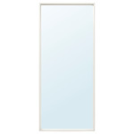 NISSEDAL Mirror, white, 65x150 cm