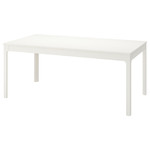 EKEDALEN Extendable table, white, 180/240x90 cm