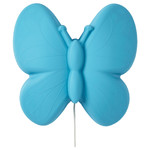 UPPLYST LED wall lamp, butterfly light blue