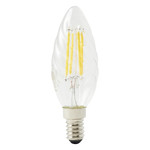 Diall LED Bulb B35-TW E14 4W 470lm, transparent, warm white