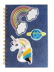 Spiral Notebook Jeans Unicorn