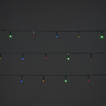 Christmas Lights 240 LED, indoor/outdoor, multicolour, battery-powered