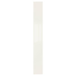 FARDAL Door with hinges, high-gloss white, 25x195 cm