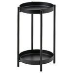 OLIVBLAD Plant stand, in/outdoor black, 35 cm