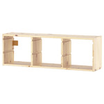 TROFAST Wall storage, light white stained pine, 93x21x30 cm