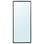 NISSEDAL Mirror, black, 65x150 cm