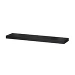 LACK Wall shelf, black-brown, 110x26 cm