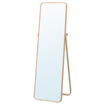IKORNNES Standing mirror, ash, 52x167 cm