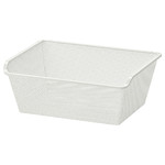 KOMPLEMENT Mesh basket, white, 50x35 cm