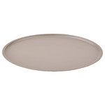 LINDRANDE Candle dish, dark grey-beige, 22 cm