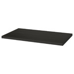 LINNMON Table top, black-brown, 100x60 cm