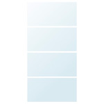 AULI 4 panels for sliding door frame, mirror glass, 100x201 cm