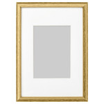 SILVERHÖJDEN Frame, gold-colour, 21x30 cm