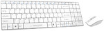 Esperanza Wireless Keyboard & Mouse Set 2.4GHz EK122K, white