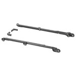 KOMPLEMENT Pull-out rail for baskets, dark gray, 58 cm, 2 pack