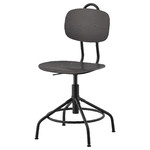 KULLABERG Swivel chair, black