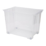 Plastic Storage Box Form Kaze XXL 63l, transparent