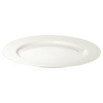 OFANTLIGT Side plate, white, 22 cm