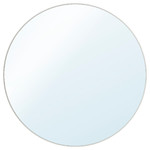 LINDBYN Mirror, white, 80 cm