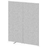 SIDORNA Partition wall, grey, 160x195 cm