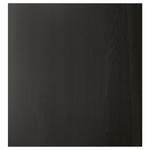 LAPPVIKEN Door, black-brown, 60x64 cm