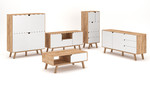 Furniture Set Tokyo 5pcs, craft/matt white