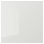 RINGHULT Door, high-gloss light grey, 60x60 cm