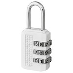 ELLOVEN Padlock, white