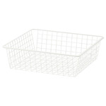 HJÄLPA Wire basket, white, 60x55 cm